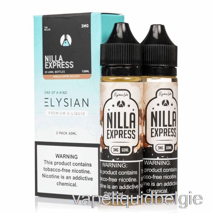 Vape België Nilla Express - Elysian Labs - 120ml 0mg